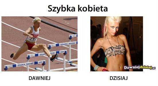 Szybka kobieta - satyra